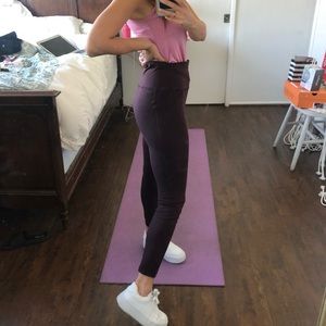 SOLD- RBX Dark Maroon/Dark Purple Leggings
